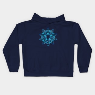 Bluetiful Snowflake Kids Hoodie